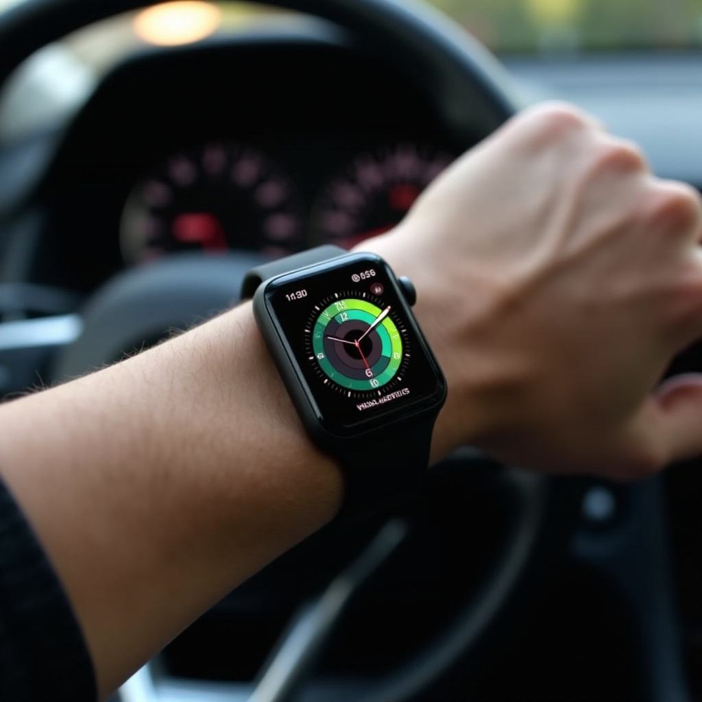 melhor mostrador do Apple Watch para dirigir