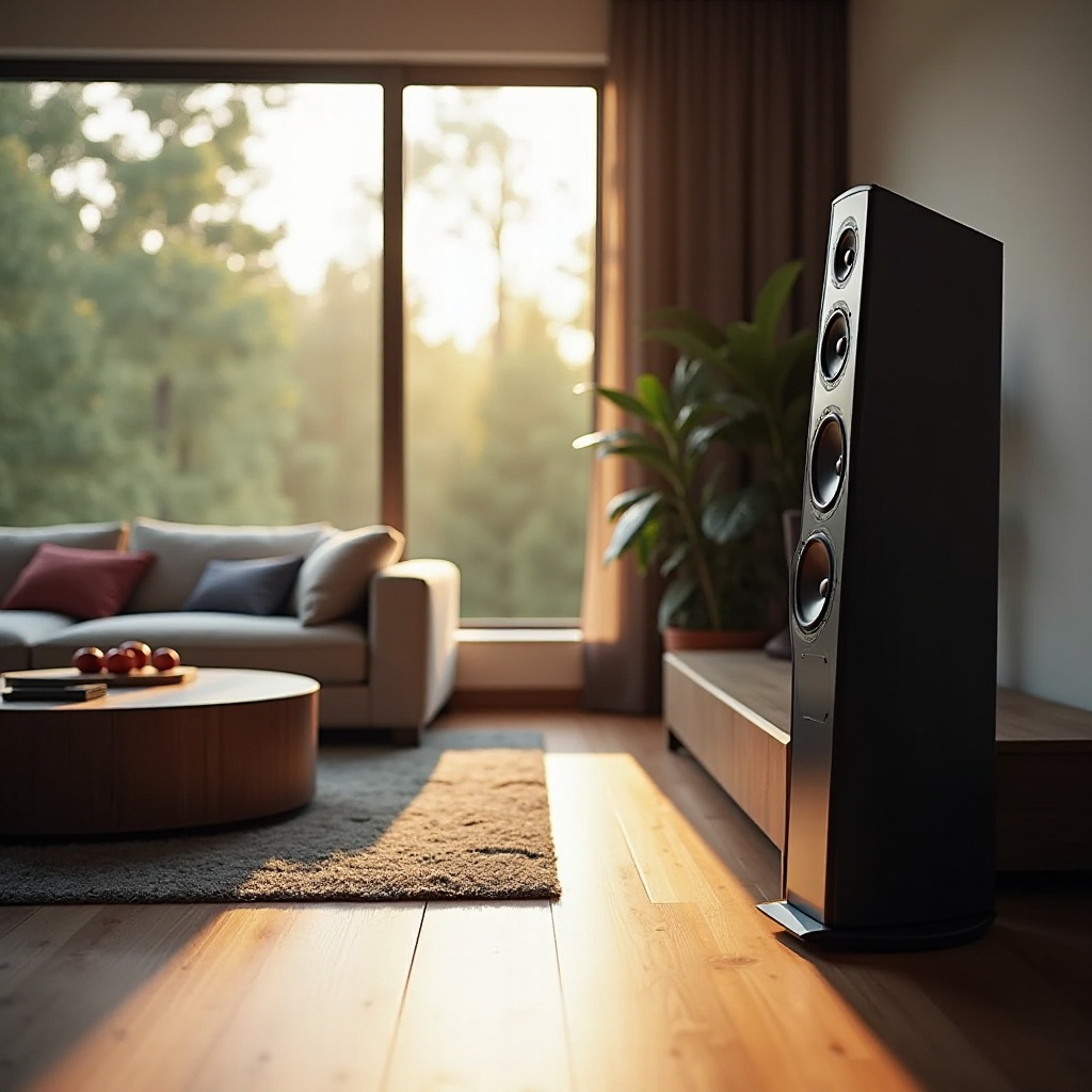 إعداد السماعات للغرفة