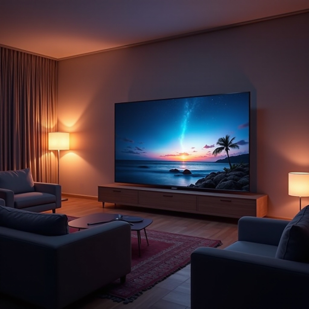 mga setting ng lg tv