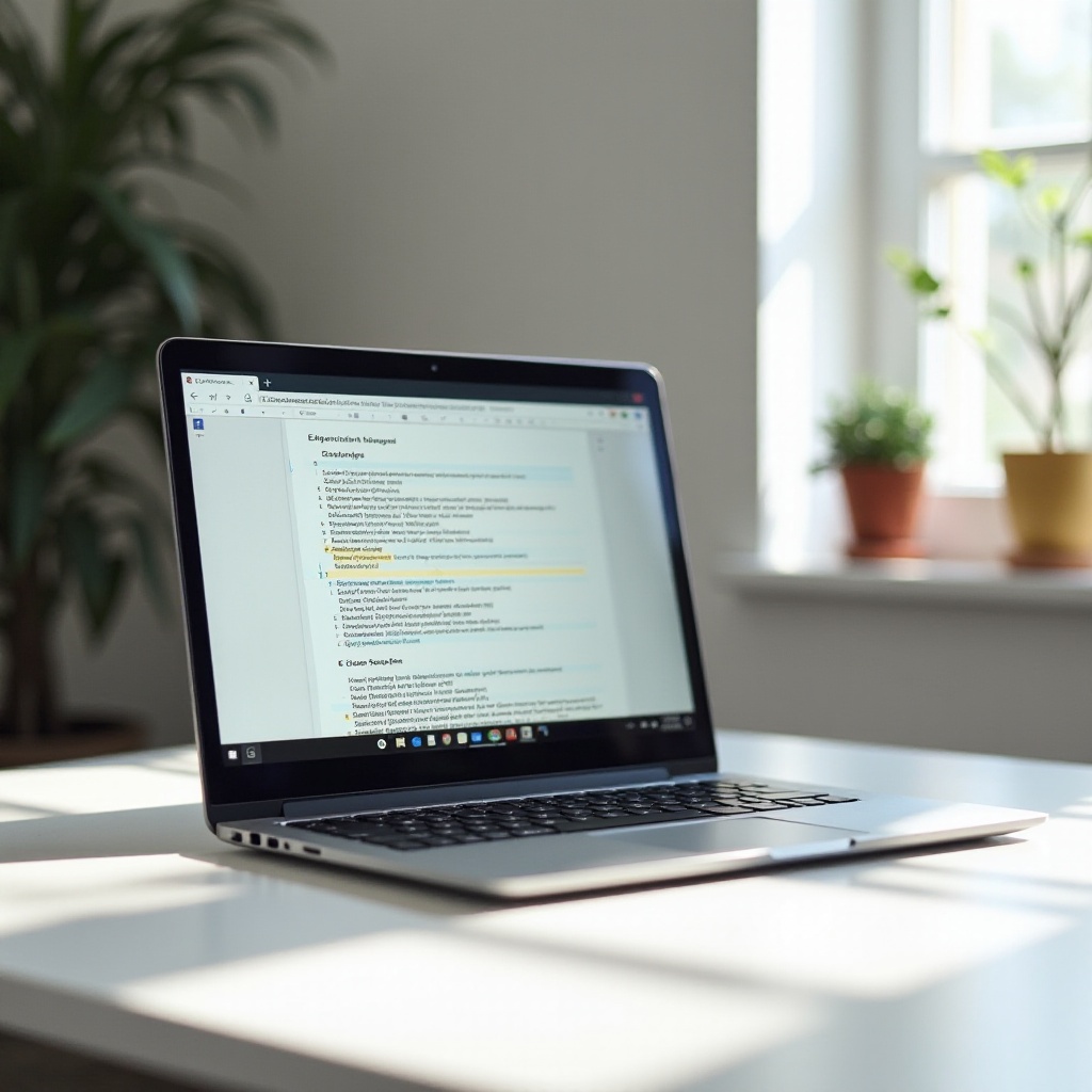 كيفية الحصول على الرموز السفلية على جهاز Chromebook