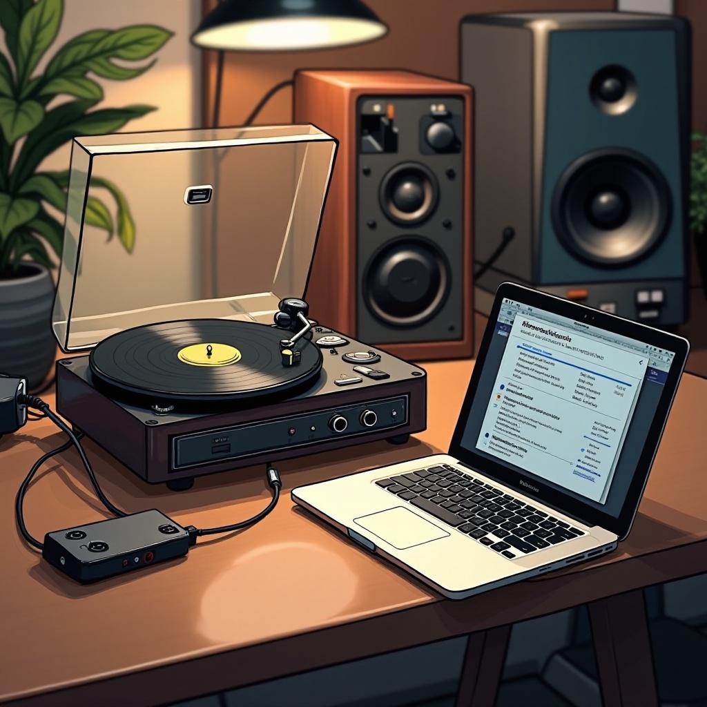 كيفية تحويل الفينيل إلى mp3 باستخدام Chromebook