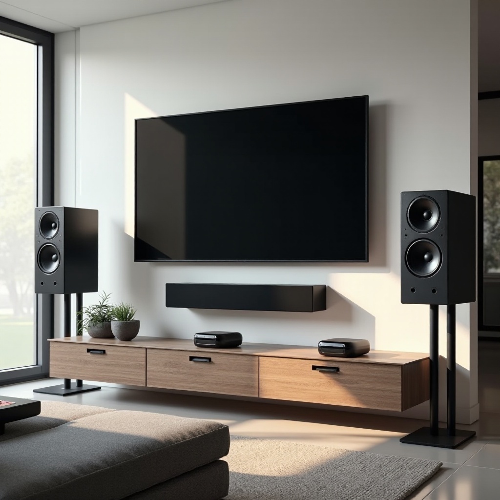 pengaturan speaker tv