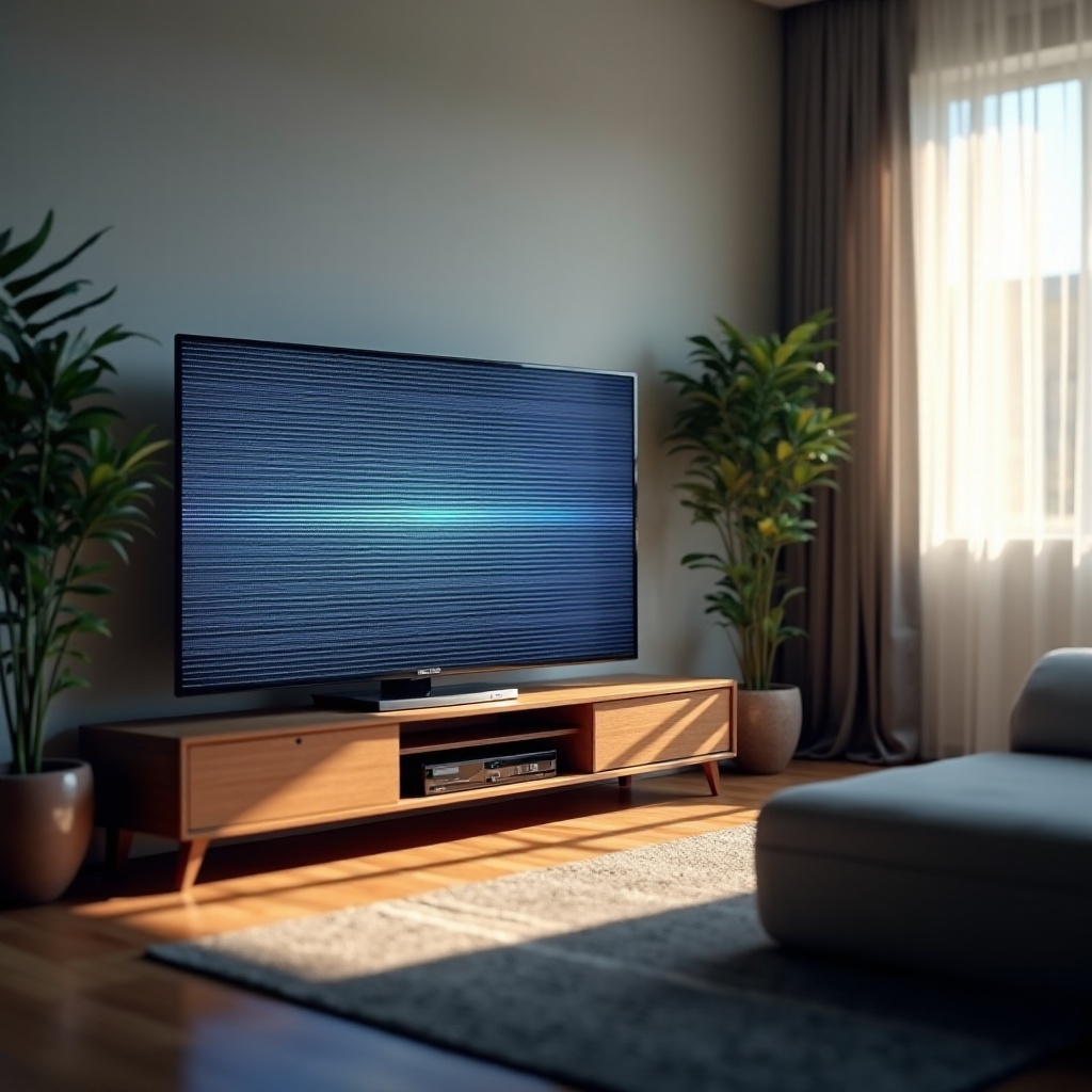 خط بكسل ميت في تلفاز LED