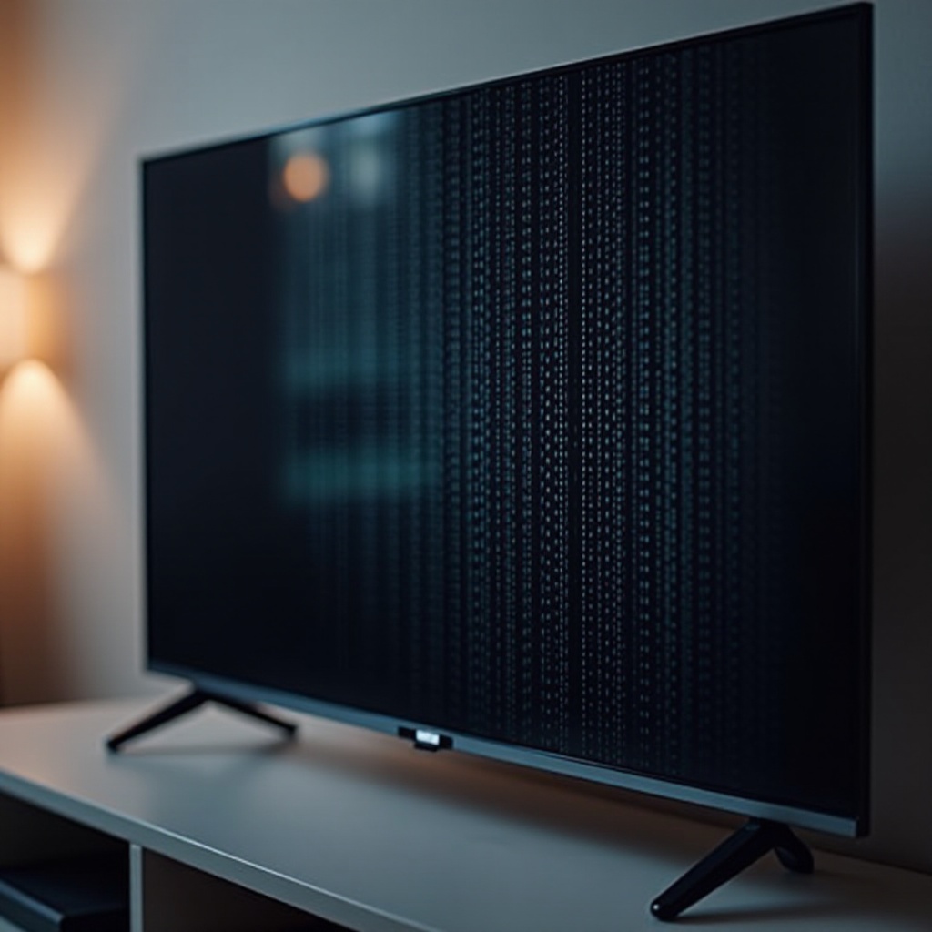 linha de pixels mortos na TV LED