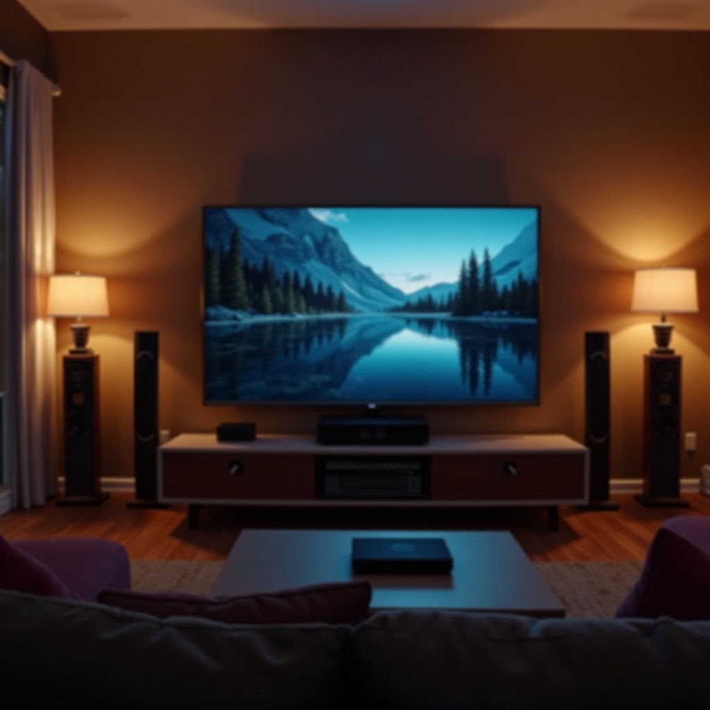 setup ng speaker ng tv