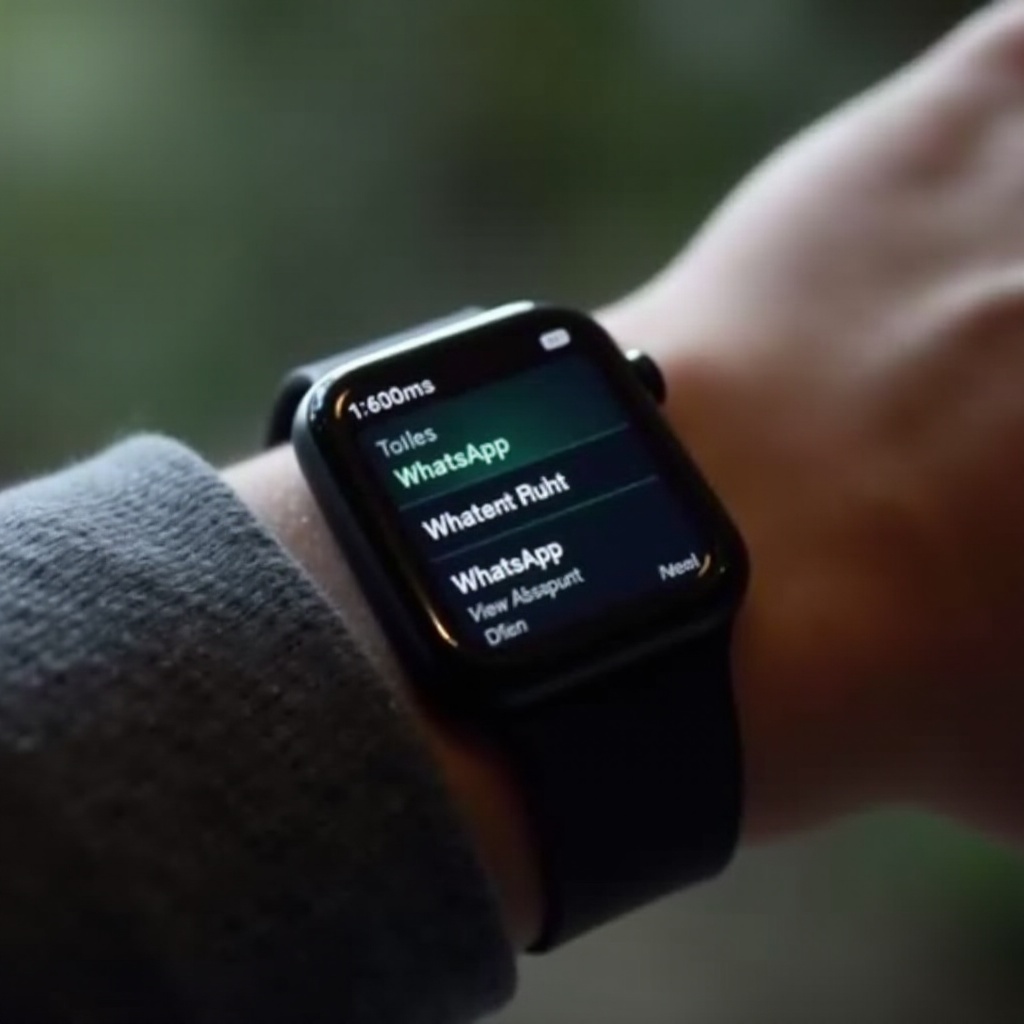 cara menggunakan whatsapp di jam tangan pintar