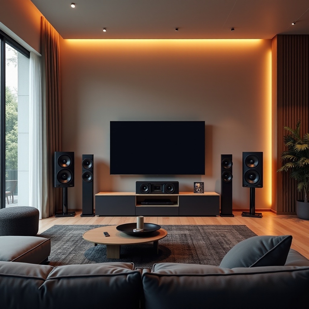 إعداد نظام صوتي 5.1