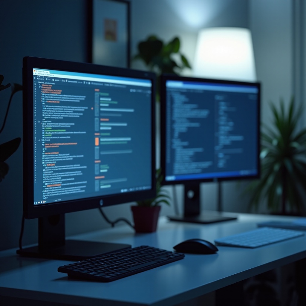 ang isang monitor ay mas maliit kaysa sa isa pa