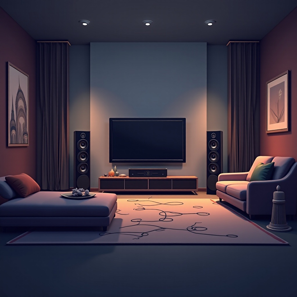 5.1 setup ng sistema ng tunog