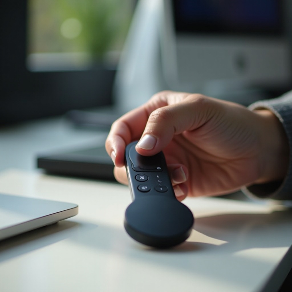 hubungkan ulang remote Chromecast