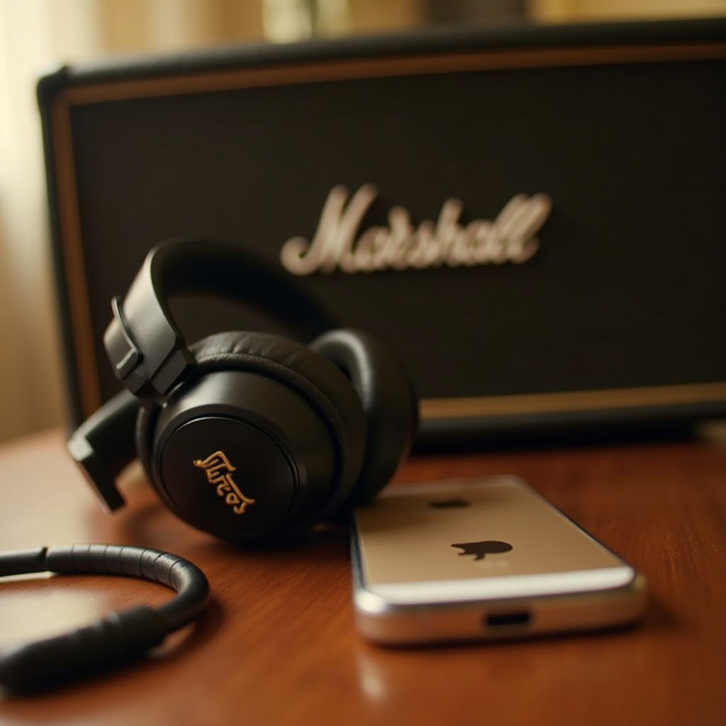 por que meus fones de ouvido marshall não conectam ao meu iphone